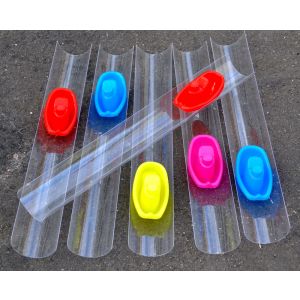 Clear Guttering - (L)60cm - Pack of 6