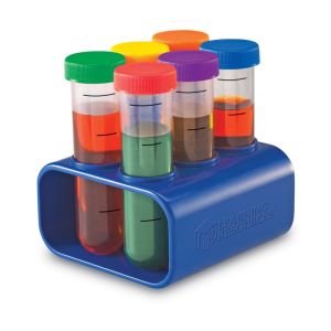Jumbo Test Tubes With Stand - 6 Piece Set
