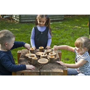 Natural Mud Pie Tea Set - 16 Piece Set