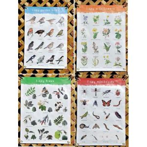 I Spy Showerproof Poster Set - Set of 4
