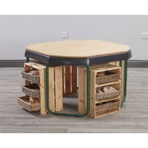 Tuff Spot Tray Wooden Shelving Unit - Set of 1