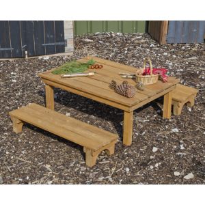 Low Table & Benches Set