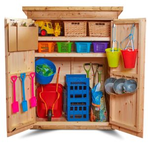 Changeable Shelving Storage Shed