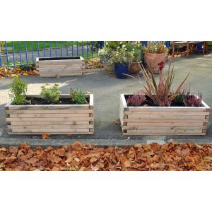 Simple Long Planters - Set of 4