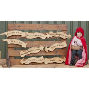 Highway Story Garden Signs - Set of 8