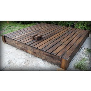 Lidded Sandpit - (W)1.2m