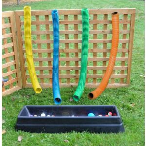 Multi Coloured Flexible Pipes - Pack of 4