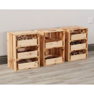 Crate Shelving Set - Set of 3