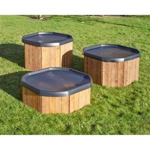 Wooden Super Store Tuff Spot Tray Stand - (H)40cm