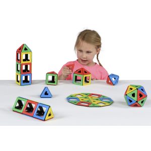 Magnetic Polydron Class Set - 96 Piece Set