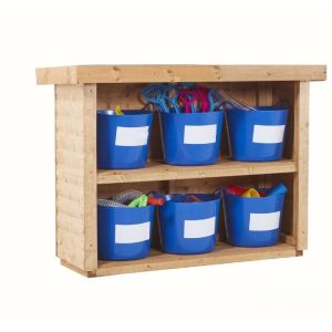 Ephgrave’s Outdoor Medium Tub Storage Shelves - 6 Tub Store