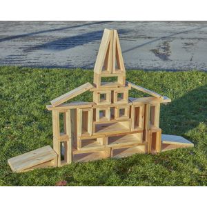Mini Outdoor Hollow Blocks Columbia Pack - 26 Piece Set