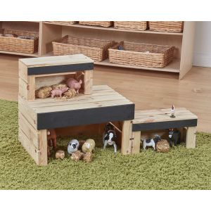 Barn/Garage Set - Pack of 3