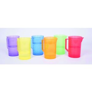 Translucent Colour Jugs Set - Set of 6