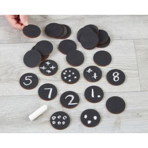 Mini Chalk Discs - Set of 30