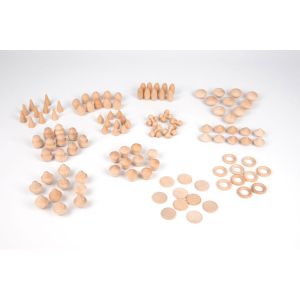 Wooden Treasures Natural Set (120Pk)