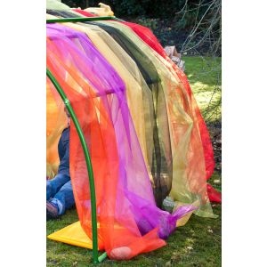 Rainbow Sheer Fabric - 6 Rolls
