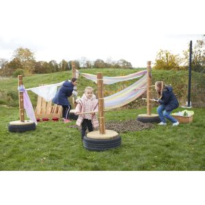 Multi-use STEM & Den Tyre Stands - Set of 4
