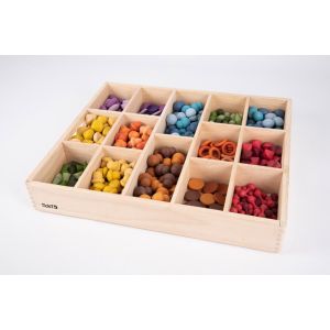 Wooden Sorting Tray & Wooden Treasures Super Set