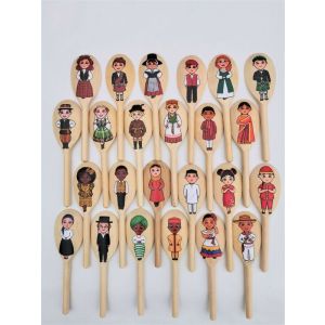 People From The World Spoons - Set of 24