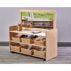 Rookie Tall Mobile Mirror Unit - (H)95cm