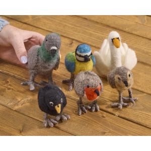 Felt Birds Set - Set of 6