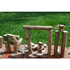 Mixed Size Wooden Block - 40 Piece Set