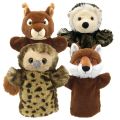 British Wildlife Puppets - Set of 4