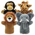 Safari Animal Puppets (4Pk)