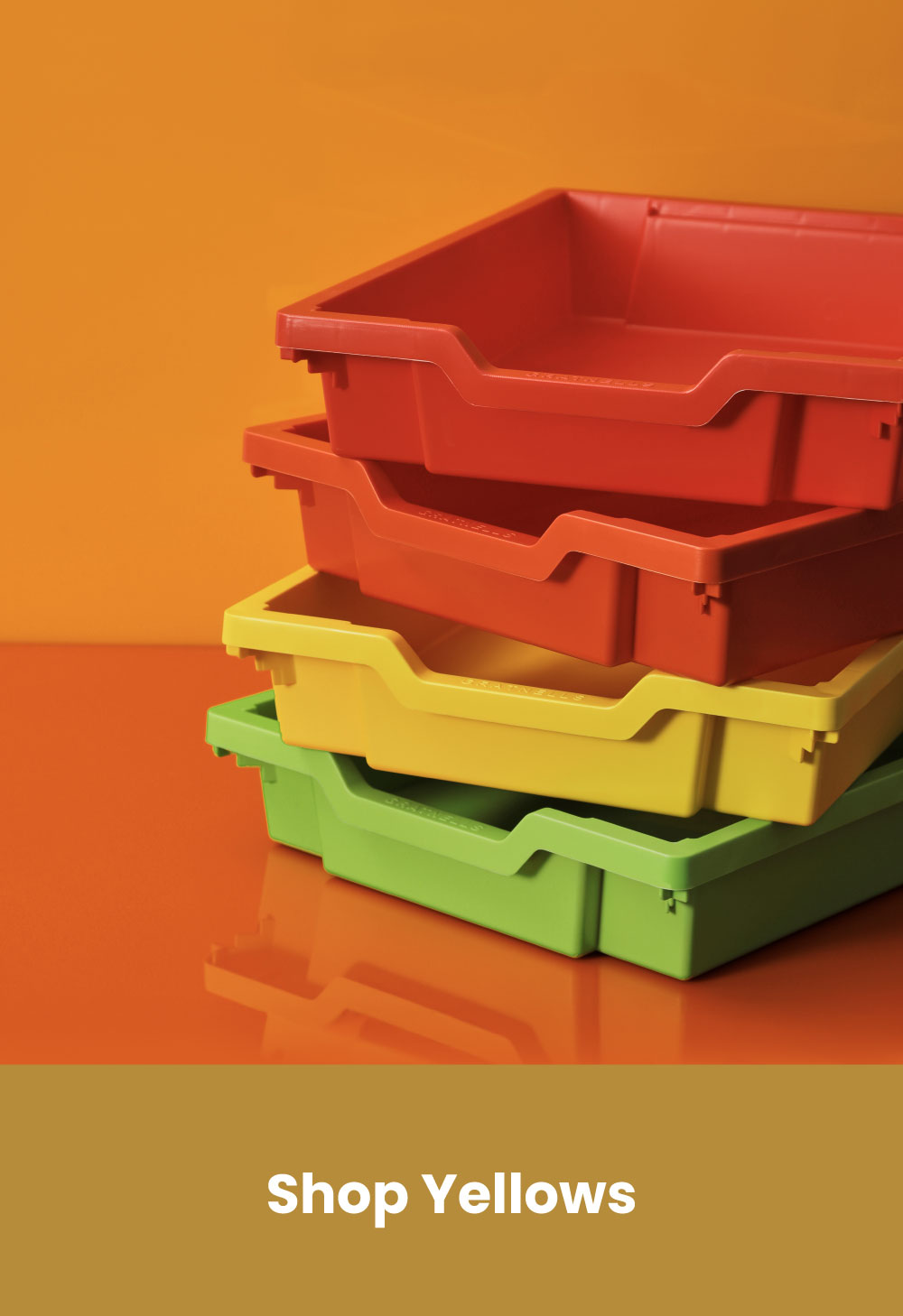 Shop yellow trays